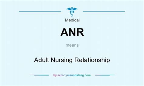 anr meaning dating|Guide to Adult Nursing Relationships